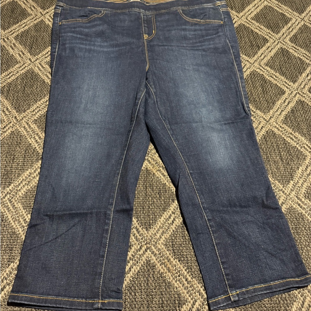 Torrid Dark Blue Ankle Jeans